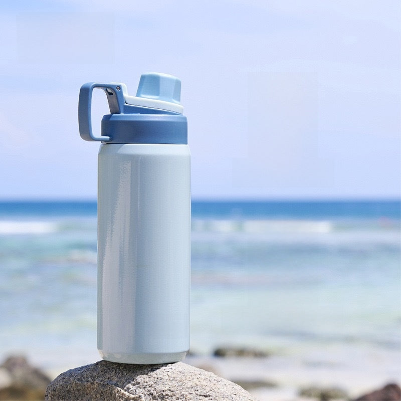 Portable Stainless Steel Insulated Water Bottle with Handle