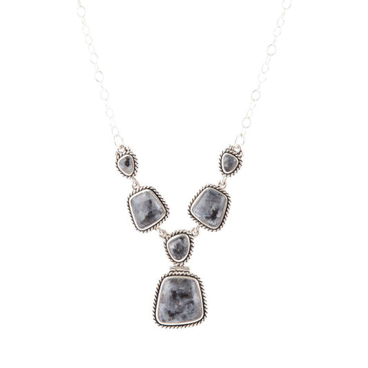 Earth and Sky Labradorite and Sterling Necklace
