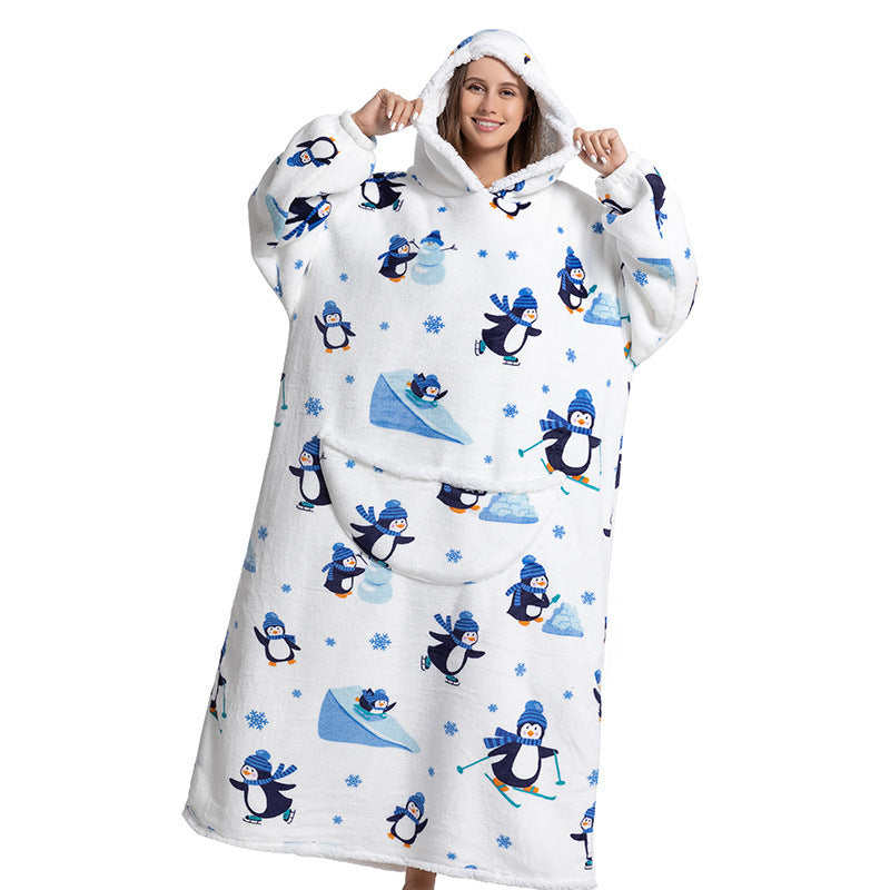 Flannel Hooded Animal Pajamas