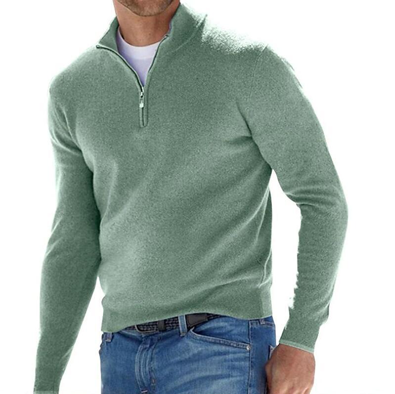 2Men's Long Sleeve Cashmere Sweater