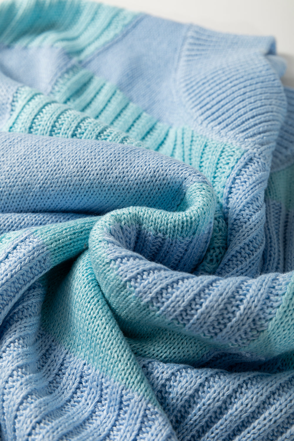 Checker Colorblock Crewneck Short Sleeve Sweater