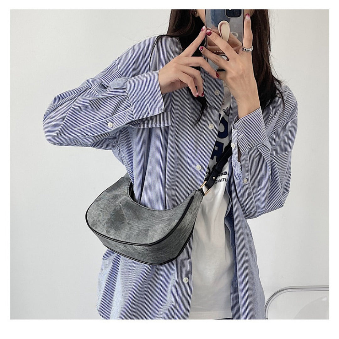 small shoulder bag, bag women's summer commuter retro shoulder bag, shoulder crossbody handbag