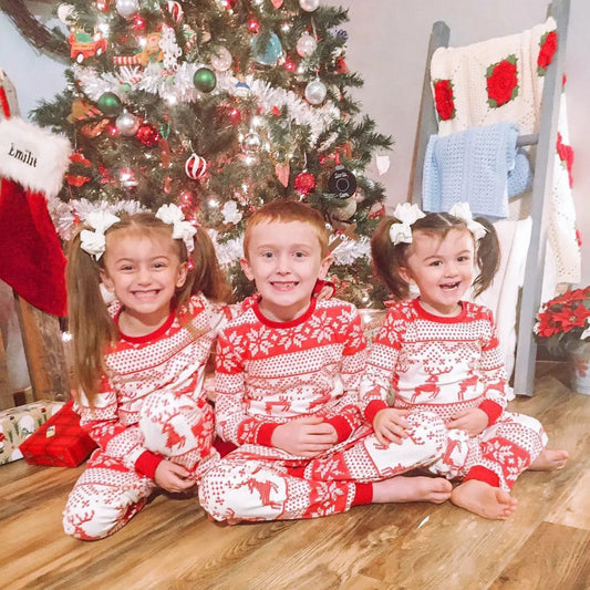 Christmas Pajamas Fall Family Set - # BOAA13710002