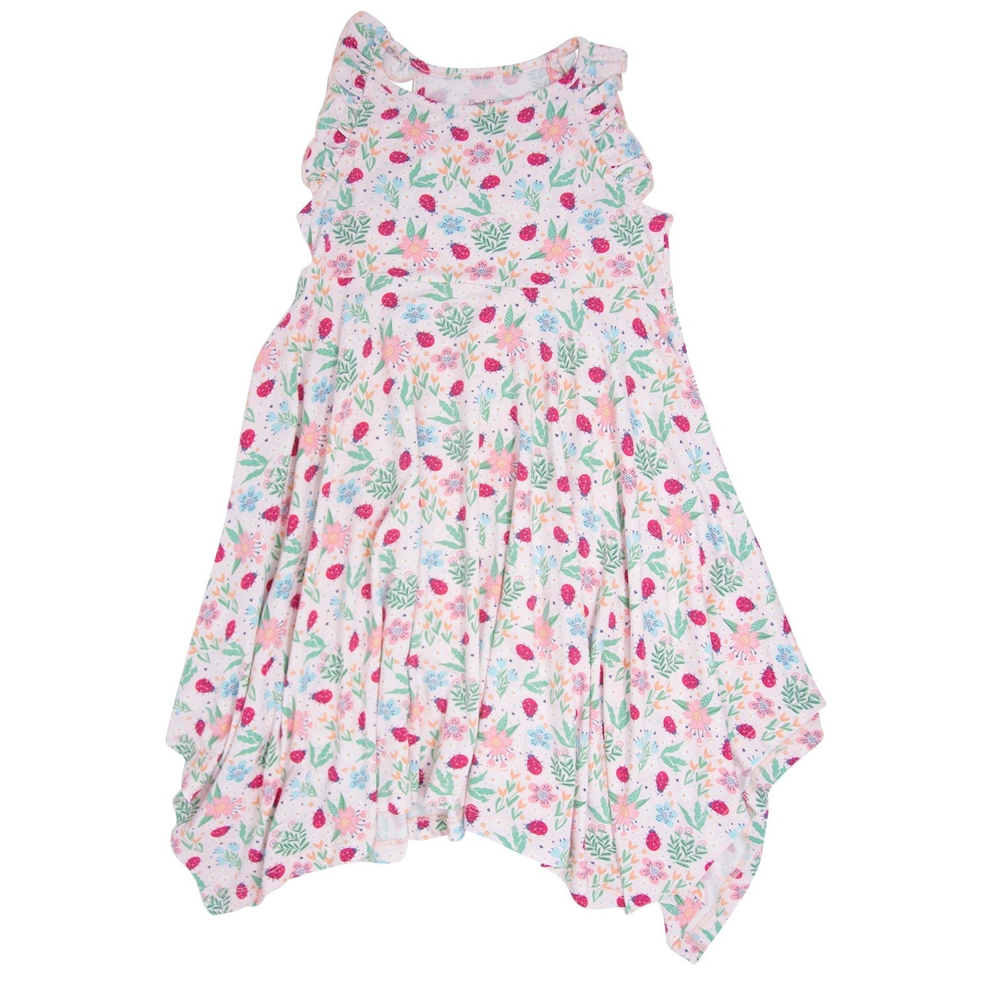 Ladybug Flower Garden Emma's Racerback Dress