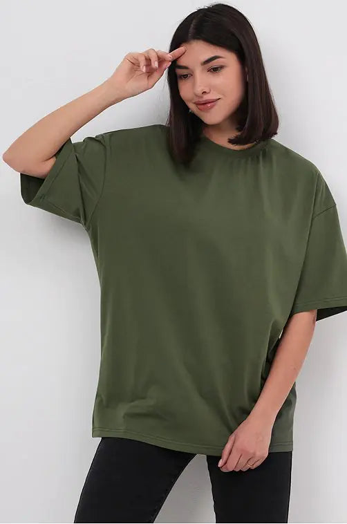 Oversized Fit T-shirt - # WOAA21510019-PRG