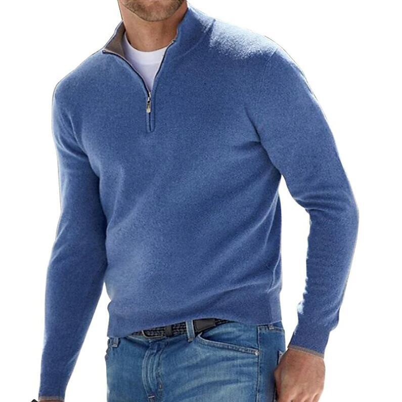 2Men's Long Sleeve Cashmere Sweater