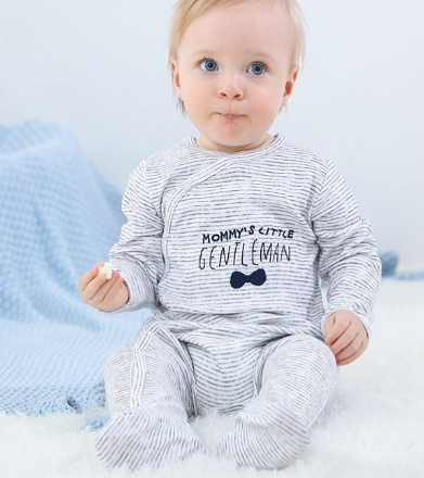 Newborn Onesie Pajama Set - 3 Units (One Set) - # BAAA81810018