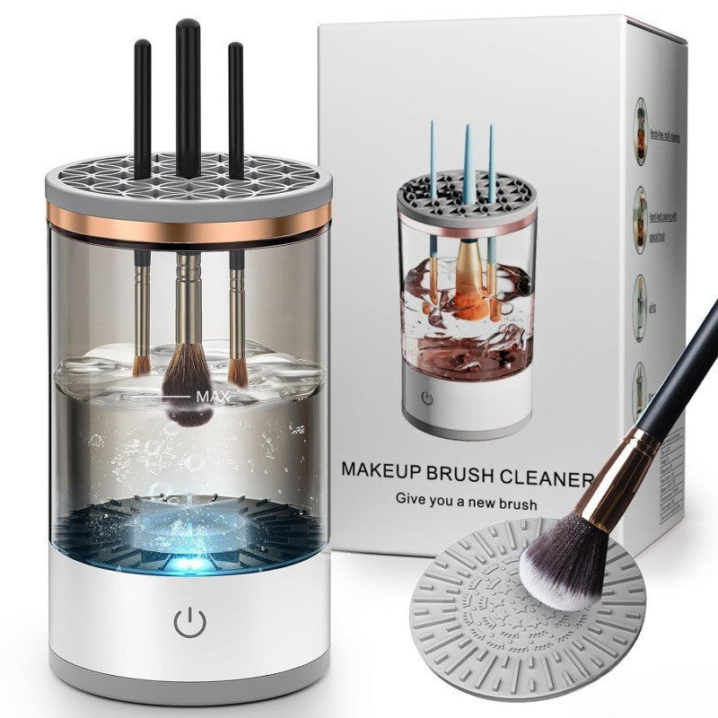 Electric brush cleaner