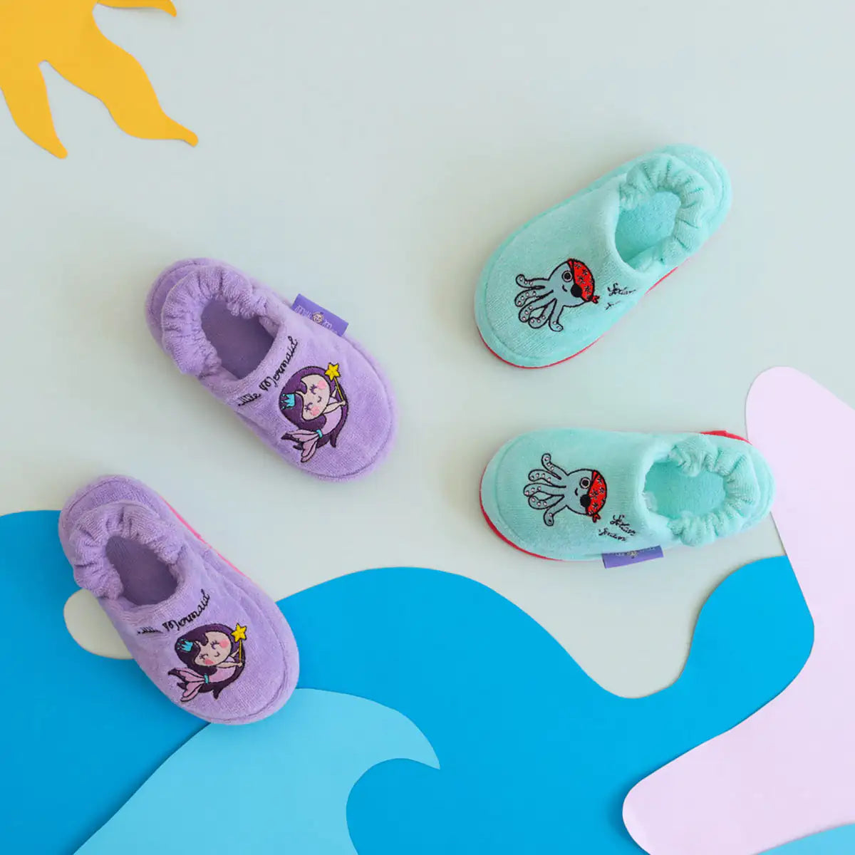 Milk&Moo Kids House Slippers Little Mermaid - # GIAA71610001