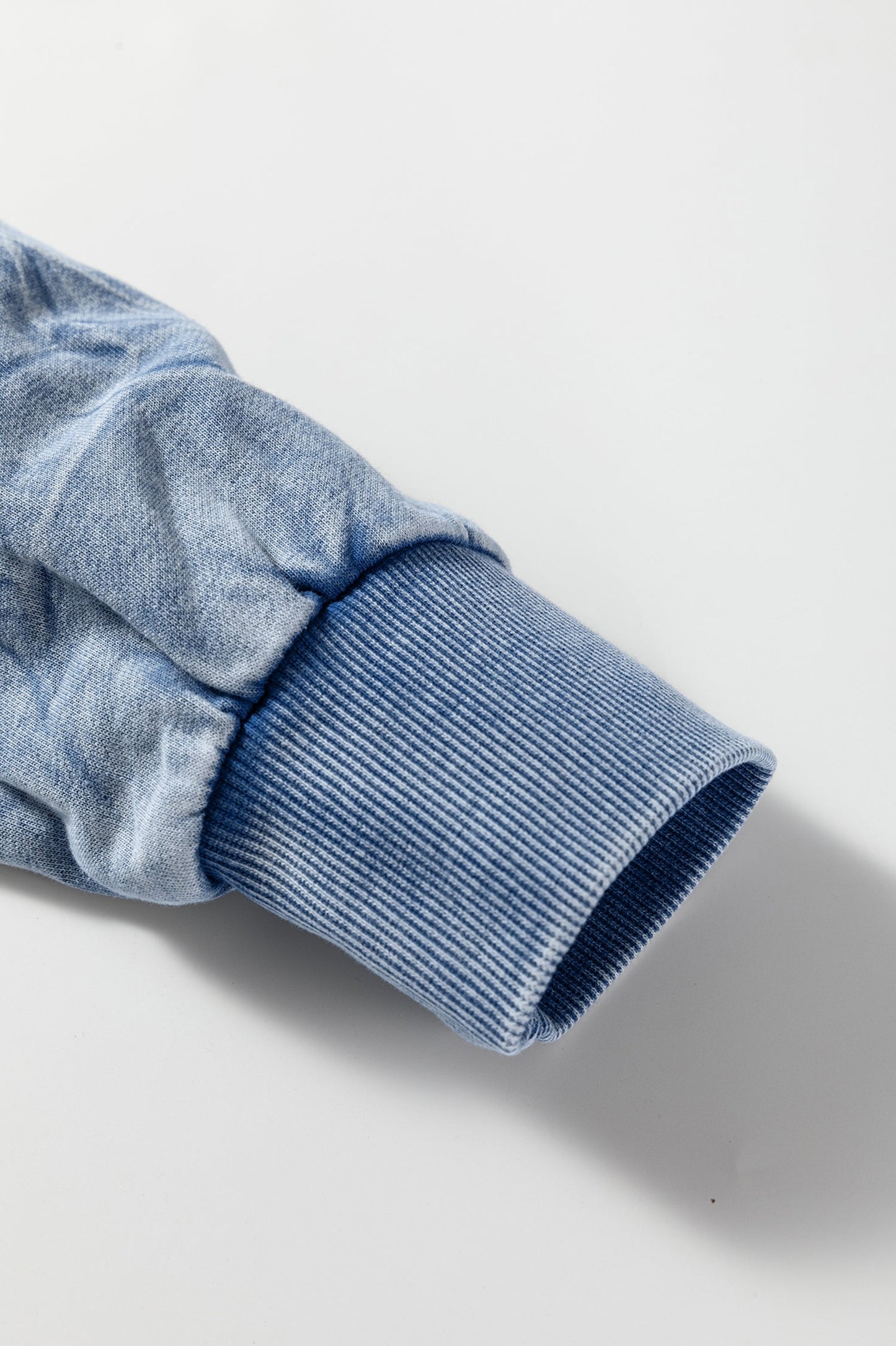 SAVED BY GRACE Embroidered Mineral Wash Sweatshirt