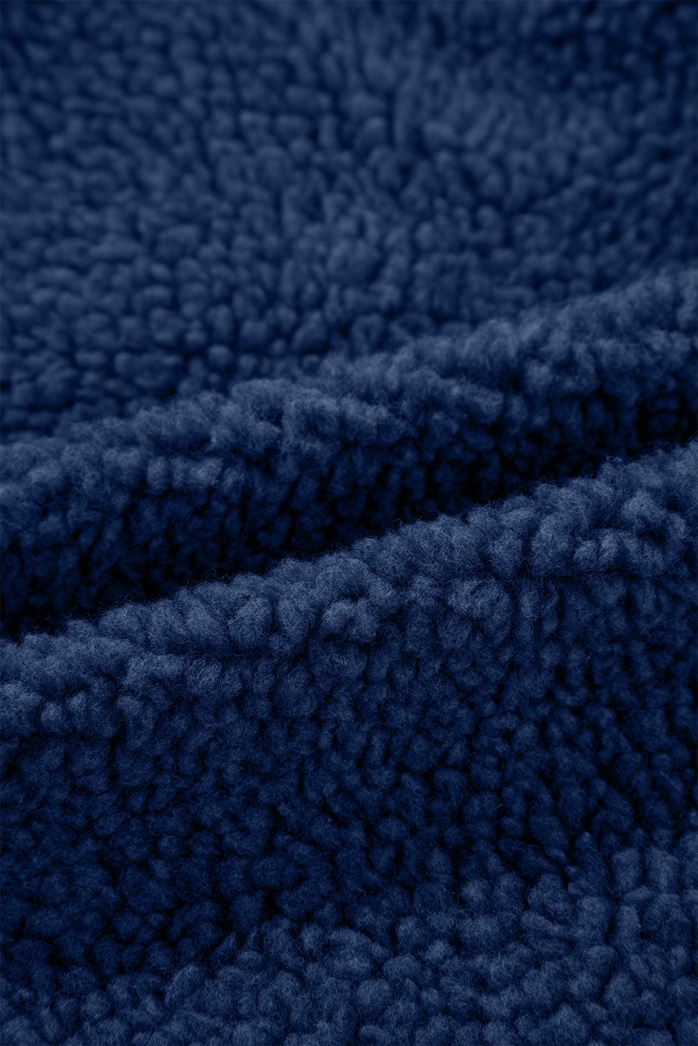 Solid Fleece Zip-Up Drawstring Pocketed Hooded Jacket