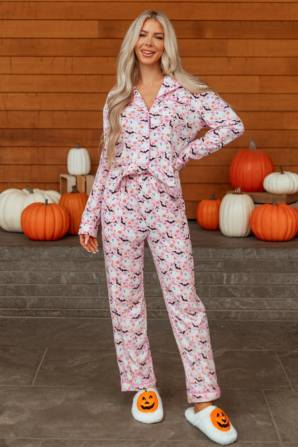 Halloween Haunted Honey Bat Pajama Set