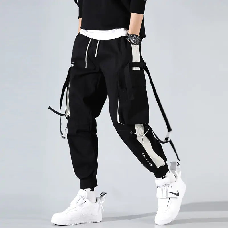 Ribbon Cargo Pants - # BOAA13410004