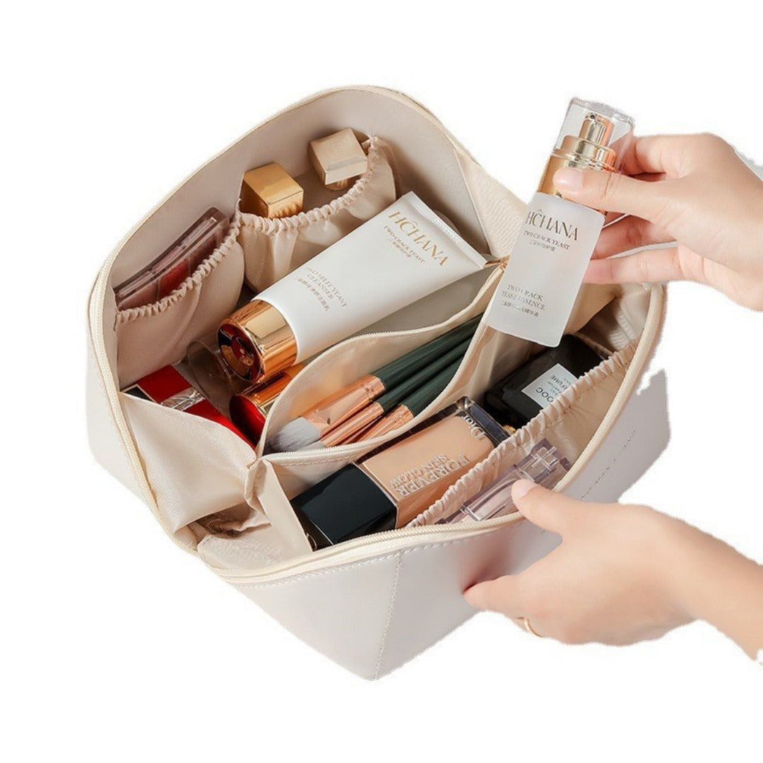 Makeup bag organizers,stylish cosmetic bag, large capacity portable versatile travel products toilet bag woman, makeup bag with compartments,