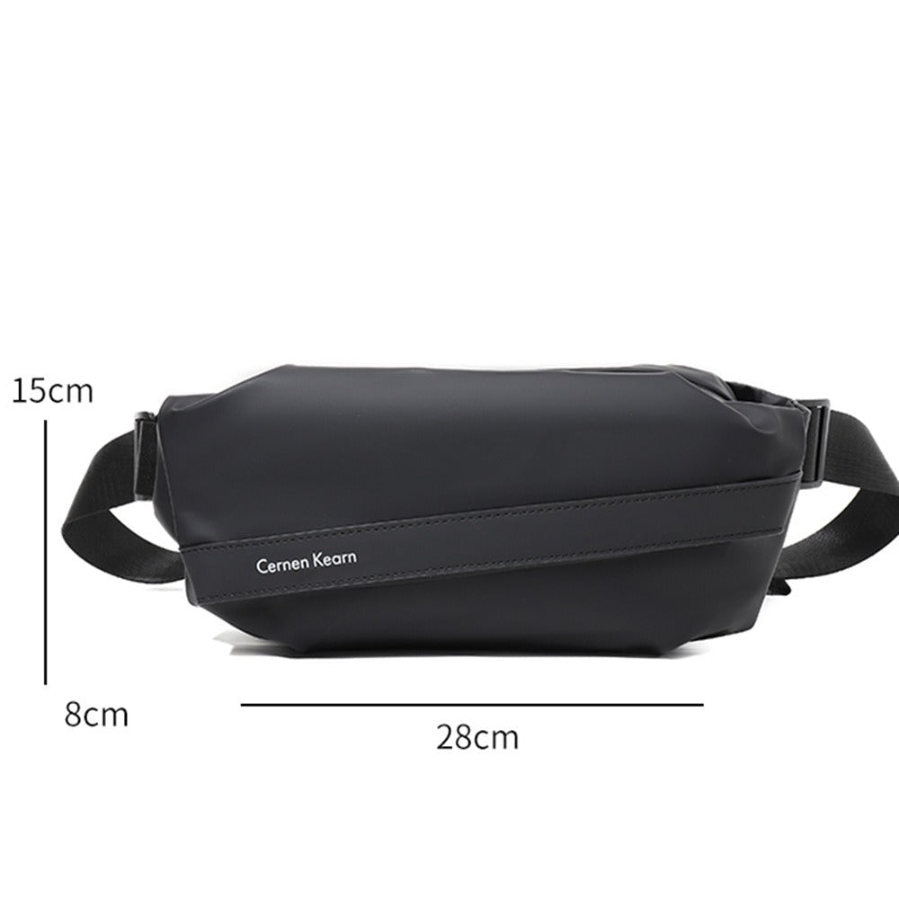 Men's Sports Fanny Pack – Casual Shoulder Bag, Cycling Breast Bag, Waterproof Chest Purse, Crossbody Waist Bag, Fanny Pack for Men