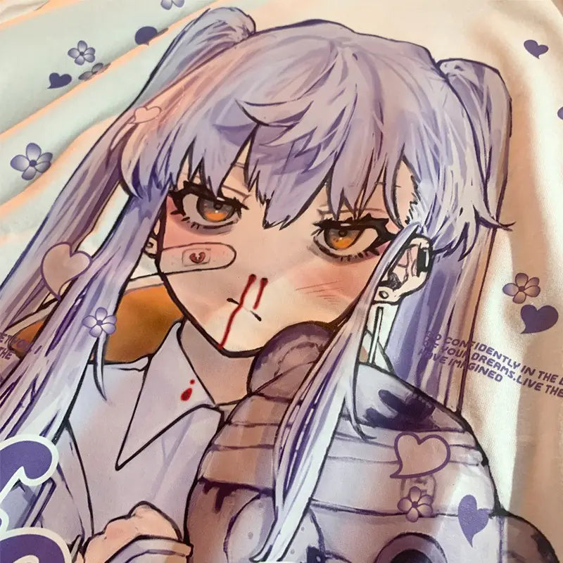 Anime Girl Printed Unisex T-Shirt - New 2023 Collection - # GIAA23510014