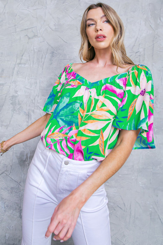 HIGH CLASS WOVEN TOP