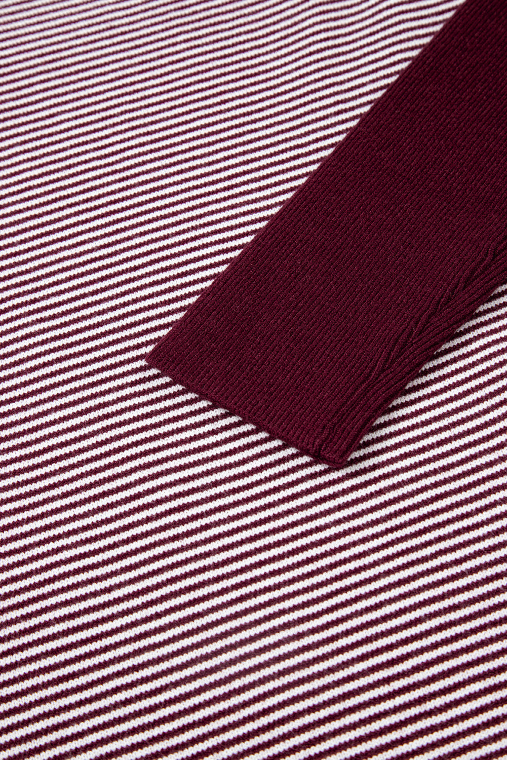 Stripe Colorblock Patchwork Dolman Sleeve Sweater