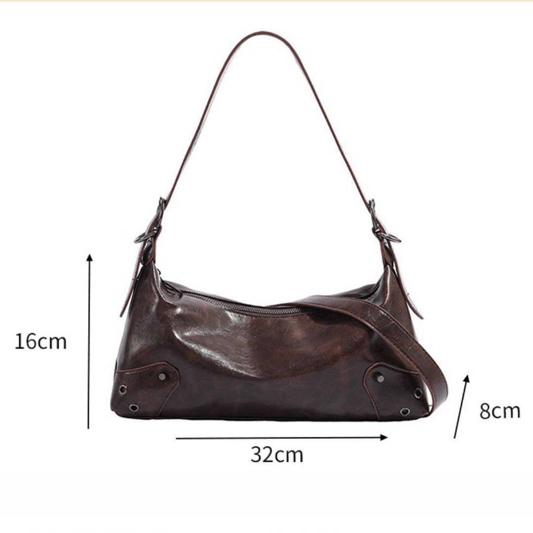 Design female small hobo bag, autumn and winter armpit bag, versatile shoulder crossbody bag female