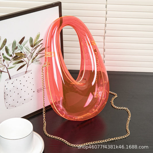 Oval Box Bag, Shell Baguette Bag, Banquet Mobile Phone Bag, Prom Bag, Party Purse, Prom Bags Clutch, Wedding Purse Evening Purse