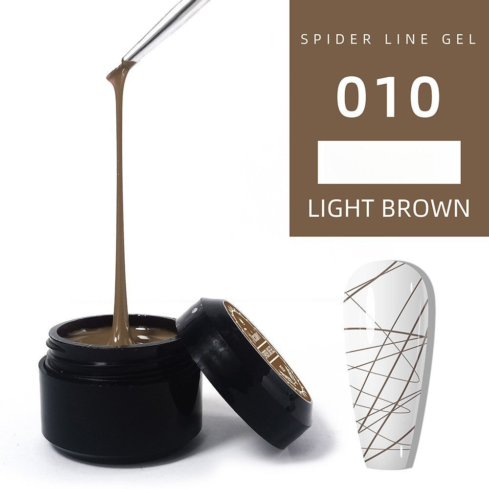 1060 Nail Art Elastic Brushed Glue Nail Polish Glue Phototherapy Nail Spider Glue Metal Painted Glue Wire Pulling Glue Silk Glue Press on Nails