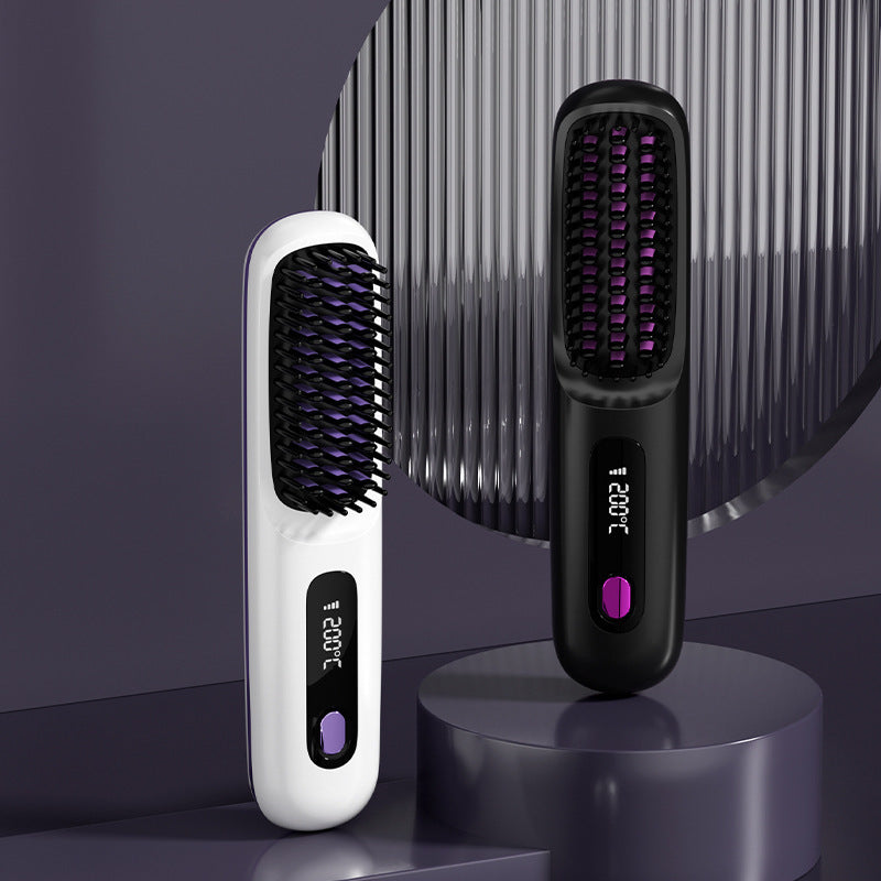 Straight and Curling Hair Brush