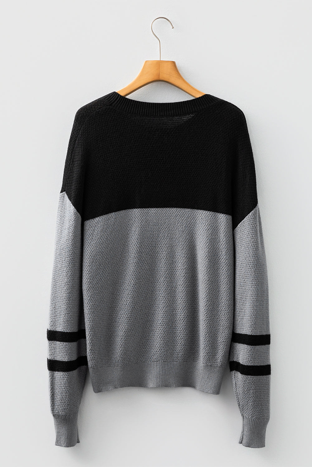 Colorblock Stripe Long Sleeve Sweater