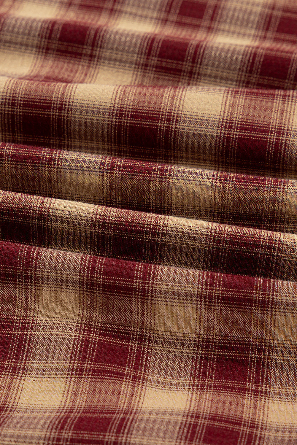 Plaid Patchwork Ruffle Hem Long Sleeve Mini Dress