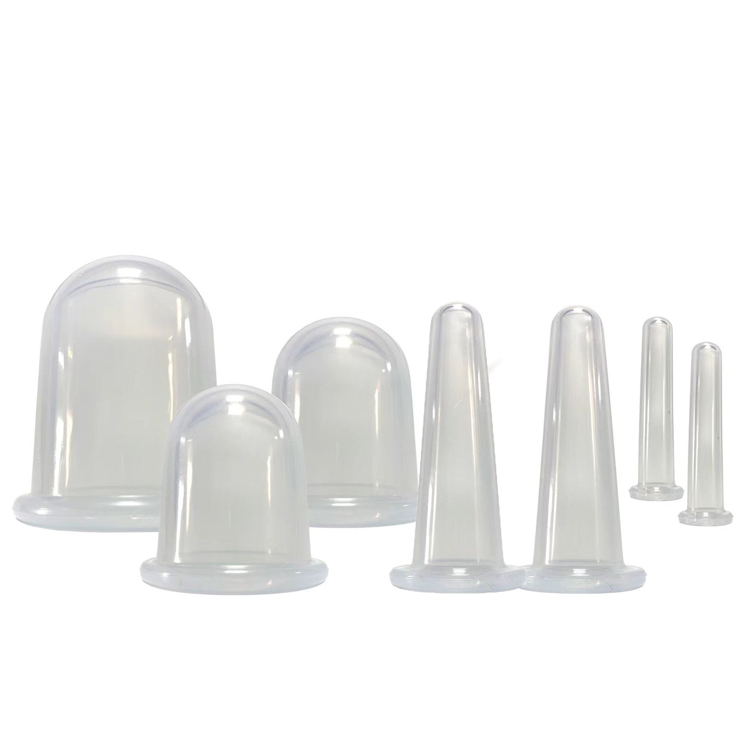 Silicone Facial Cupping Set for Massage and Therapy