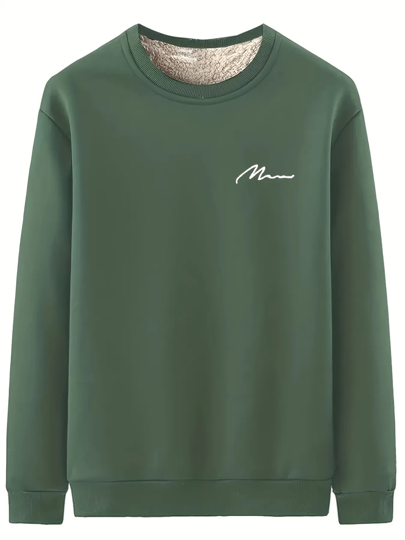 Wool Loose Round Neck Sweatshirt - # BOAA13510041