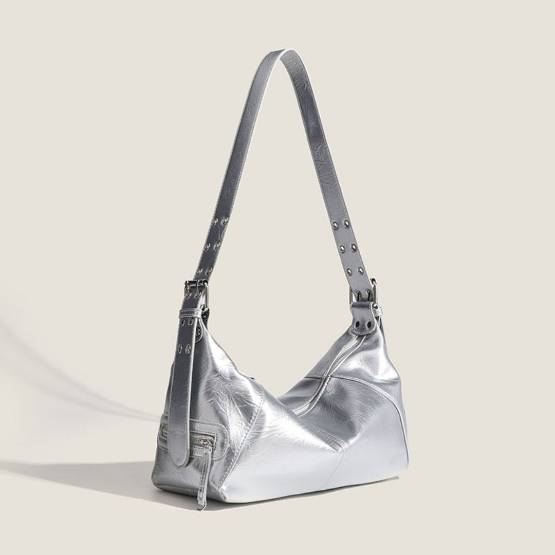 Small hobo bags for women Retro locomotive armpit bag, versatile shoulder handbag