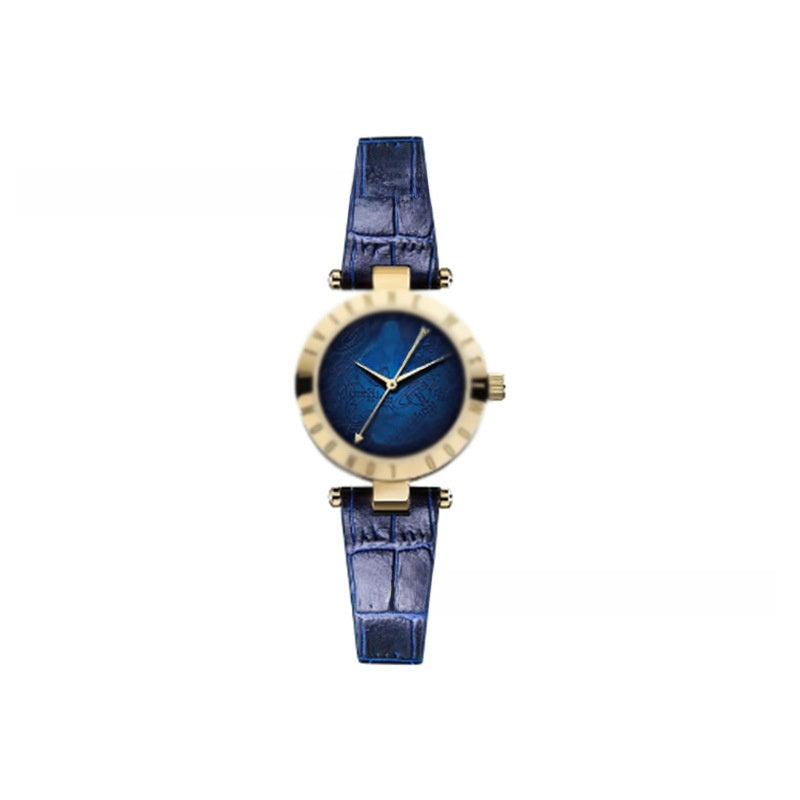 Pearl-set diamond style Saturn watch