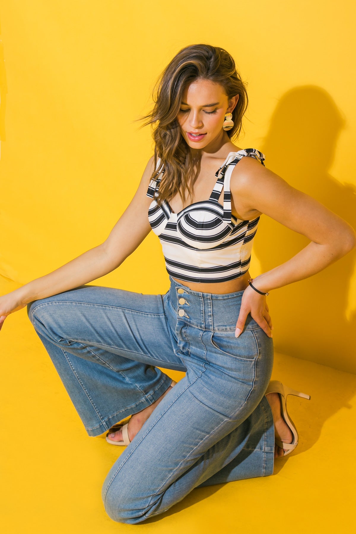 ALL ABOUT LOVE WOVEN TOP