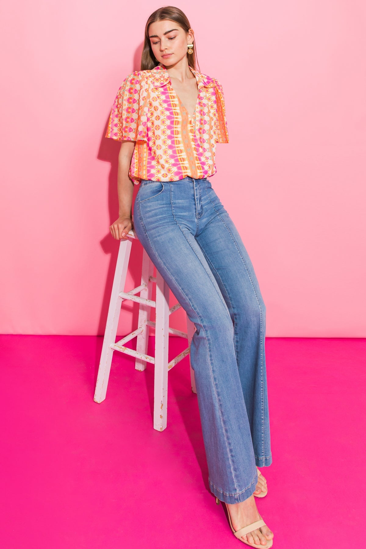 THE STORY CONTINUES WOVEN TOP