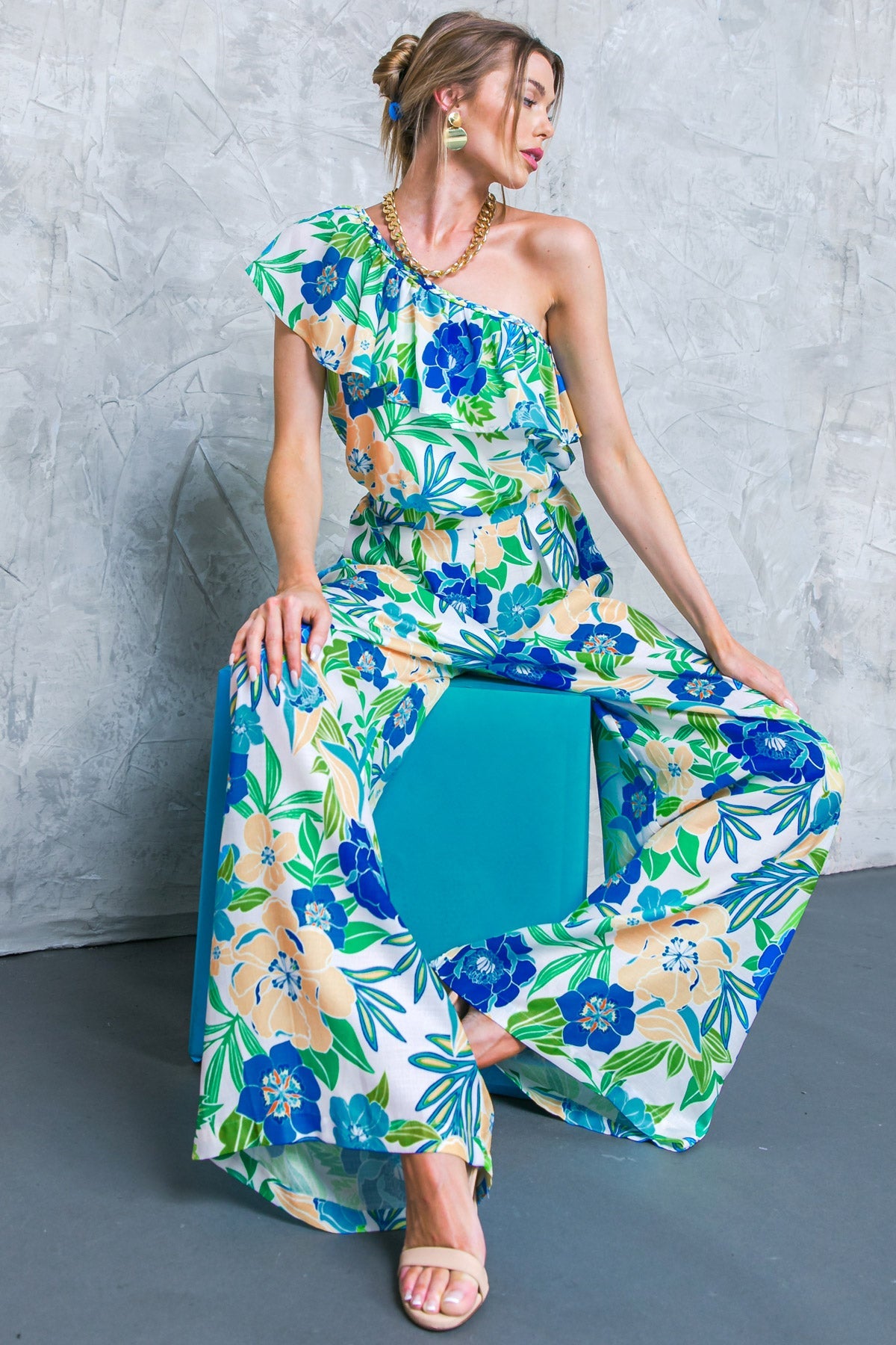 FLORAL IN THE WORLD WOVEN PANTS