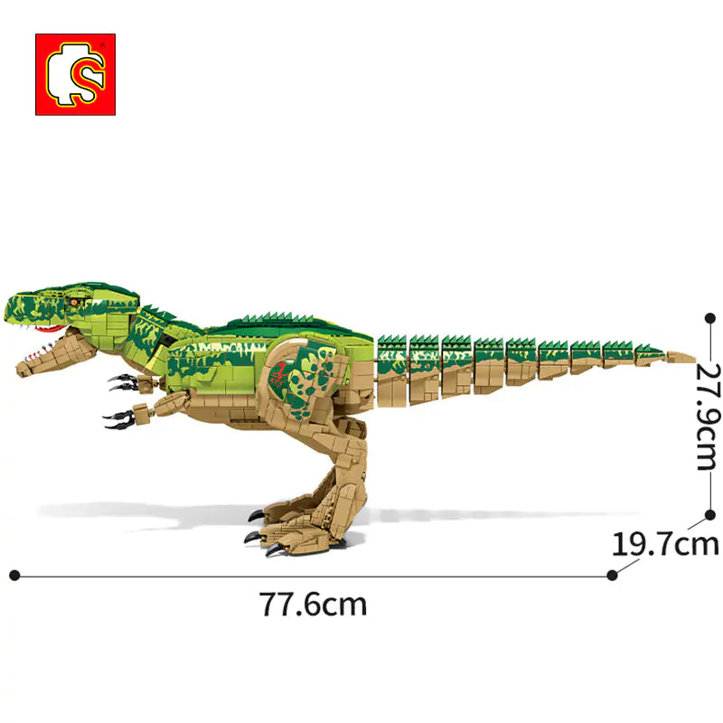 SEMBO BLOCK Tyrannosaurus Rex Dinosaur Building Blocks Toys - # BOT&G522510001