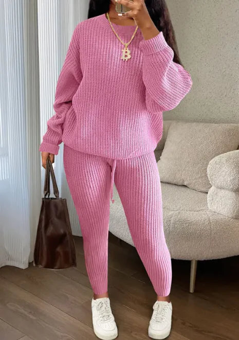 Fashionable Knitted Wool Trousers Suit - # GIAA23410010