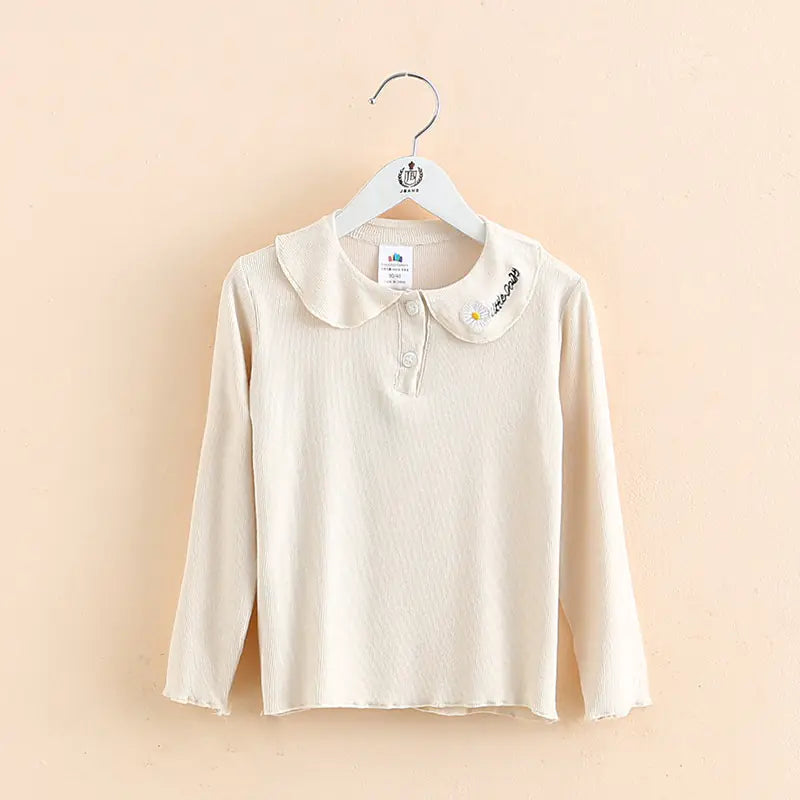 Baby Girl Doll Collar Long Sleeve shirt - # GIAA21510006