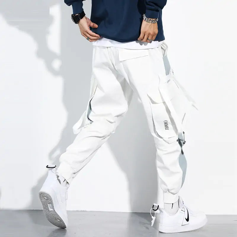 Ribbon Cargo Pants - # BOAA13410004