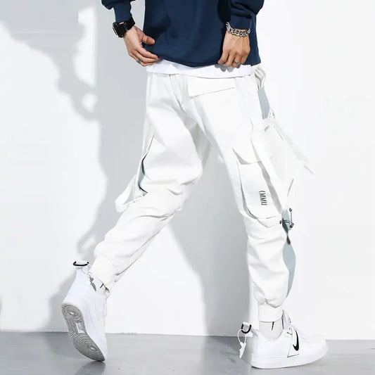 Ribbon Cargo Pants - # BOAA13410004