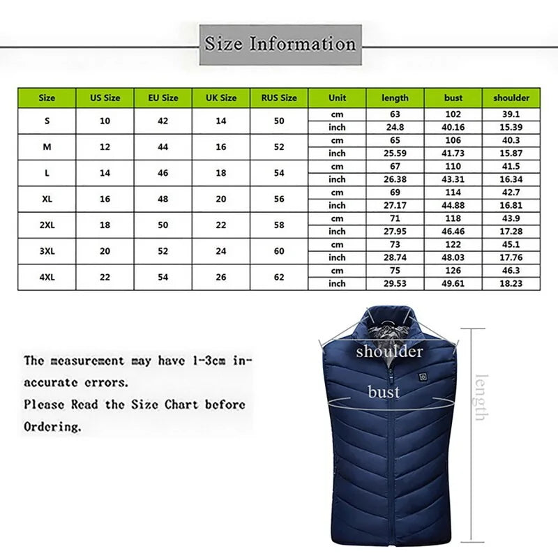 Winter Outdoor Heating Vest - # BOAA13210008