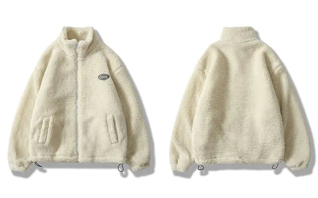 Hip Hop Winter Fleece Fluffy Jacket - # BOAA13210002