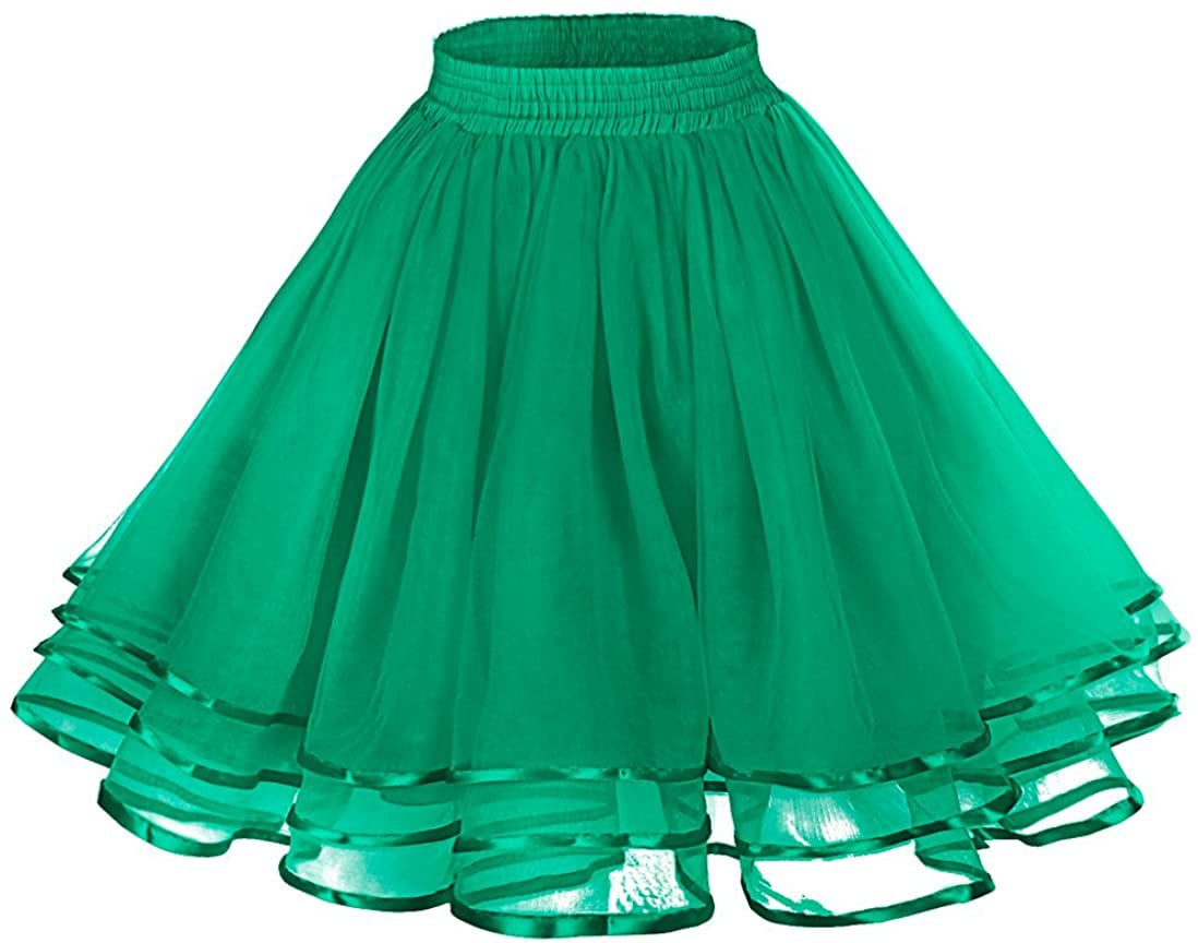 Three-Layer Ribbon Grenadine Soft Girl Skirt - # GIAA23710003