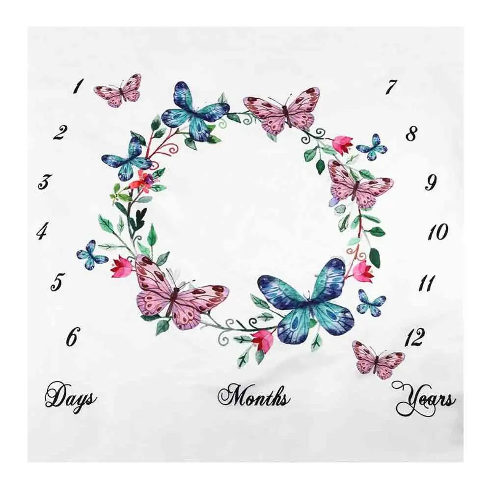 Newborn Baby Milestone Photography Blanket - # BAGE41110002