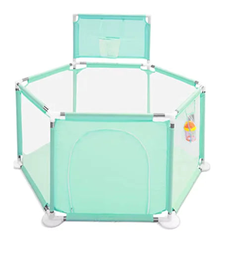 IMBABY Baby Playpen – Safety Barrier with Balls Pool, Basketball & Football for Kids - # BOT&G511510001