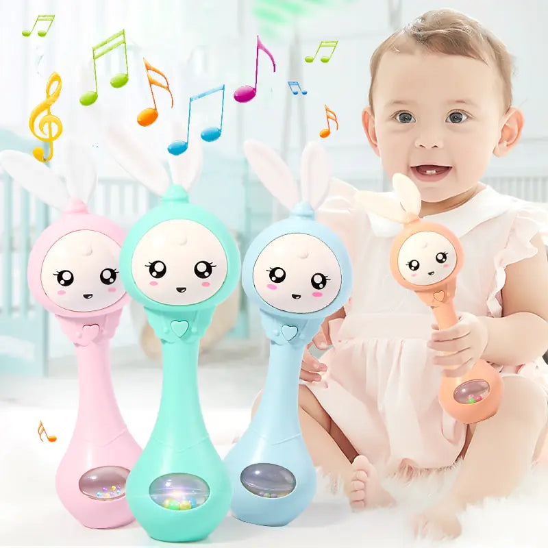 Baby Music Flashing Rattle - # BAGE81110005