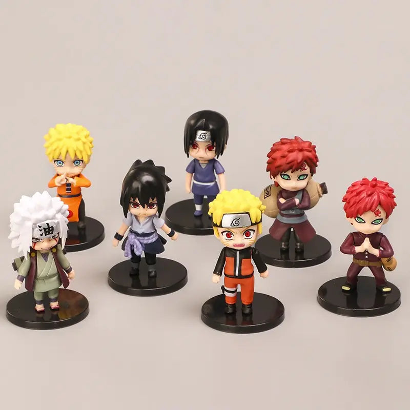 12pcs/set Naruto Anime Shippuden PVC Figures Toys - # BOT&G522610002