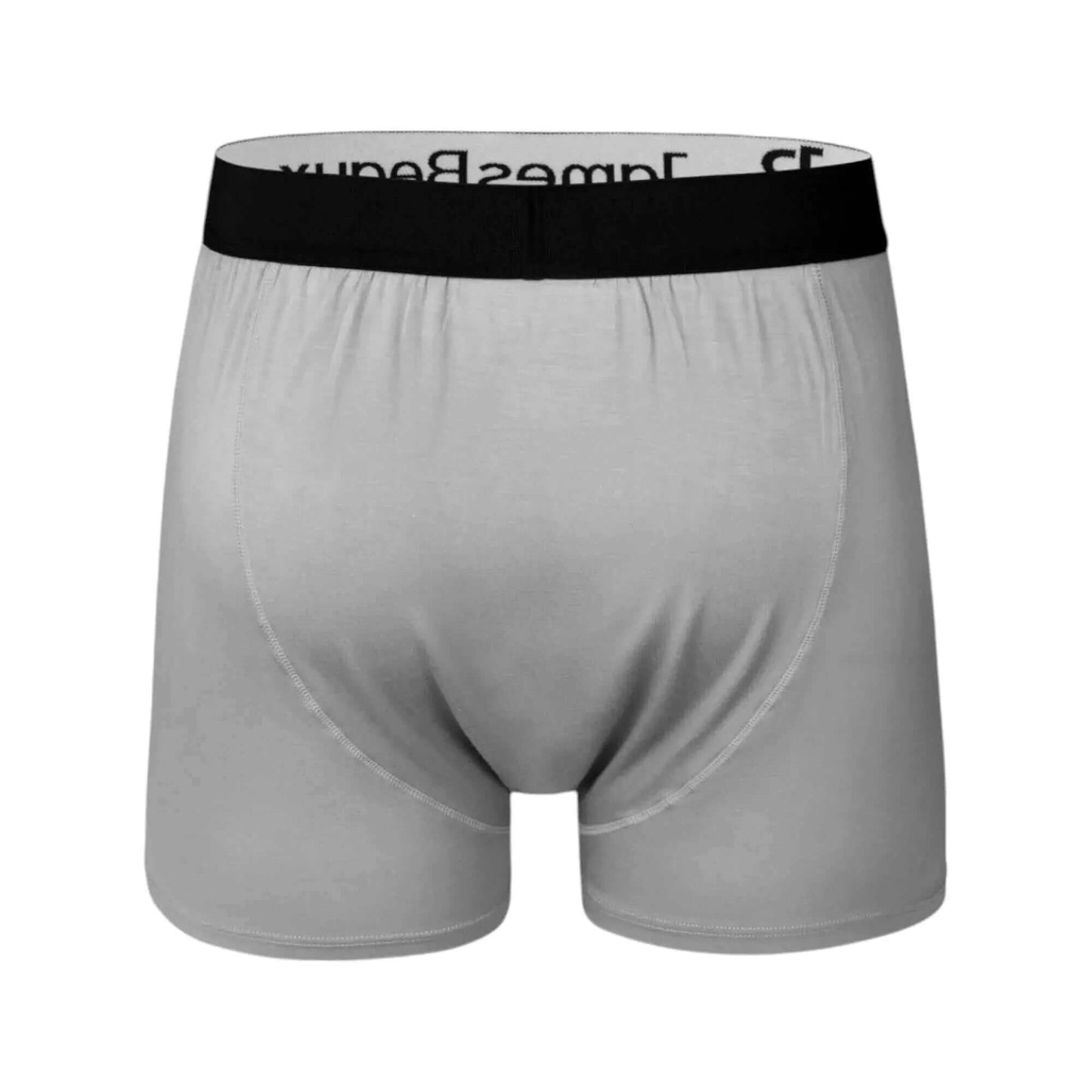 3-Pack Men's Heather Gray 95% Bamboo Boxer Shorts