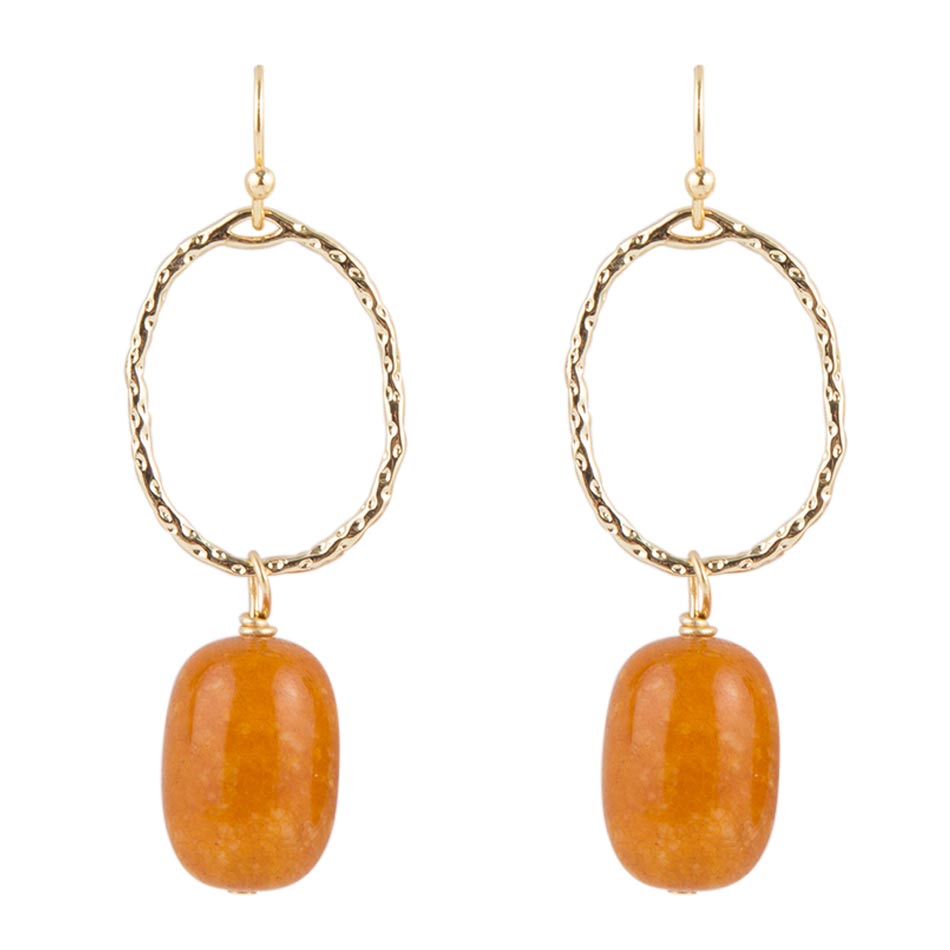 Honey Jades Drops Earrings