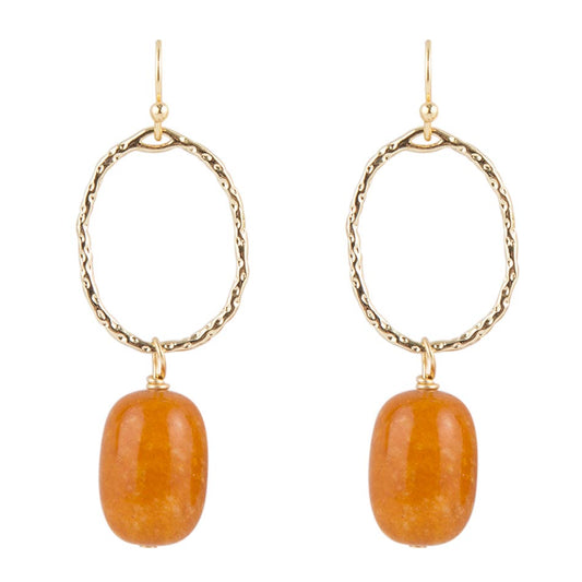 Honey Jades Drops Earrings